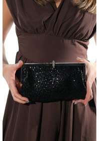 Resim Luvishoes 752 Siyah Glitter Kadın Abiye Çanta 