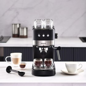 Resim Homend Coffeebreak 5011H Süt Köpürtücülü, 15 Bar Basınçlı Espresso Makinesi 1100W 1,2L 