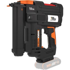 Resim WORX WX844.9 20Volt 16-40mm Profesyonel Şarjlı Zımba Makinesi + 2700 Adet Yedek Zımba (Akü Dahil Değildir) 