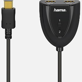 Resim Hama Switcher HDMI 2x1 Siyah 