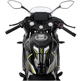 Resim GP Kompozit CF Moto 250 SR 2020-2024 Uyumlu Tank Pad Seti Turuncu - Mavi 