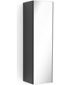 Resim Creavit Drop 130 Cm Boy Dolabı Ön Kapak Aynalı Antrasit Antrasit 