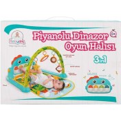 Resim Babycim Piyanolu Dinazor Oyun Halısı Aktivite Oyun 