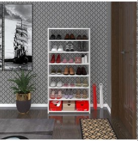 Resim Kenzlife Ayakkabılık Goya Byz 140 70 30 Arkalıksız Ayakkabı Ofis Dolabı İki Bölme Diğer 