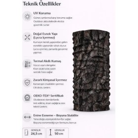 Resim Colizon Unisex Motosiklet Maskesi Bandana - Uv Korumalı Termal Outdoor Boyunluk-Buff 