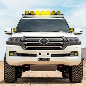 Resim Baja style 7.7 Cm Sarı XHP50 Led Spot Projektör Çalışma Lambası Off Road Spot Sel Kombo Delici Yayıcı Işık Çubuğu Pod Araç Motorsiklet Işıkları Yardımcı Sürüş Işık Barları 