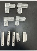 Resim Sineklik Aksesuar Seti Beyaz Sineklik Aksesuar Set Kapı Pencere 