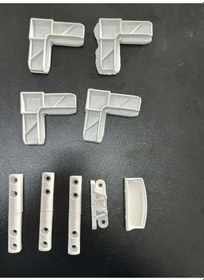 Resim Sineklik Aksesuar Seti Beyaz Sineklik Aksesuar Set Kapı Pencere 