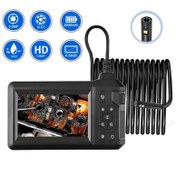 Resim SepetBudur Vtn-009 Ekranlı Çift Kameralı 20 Metre Sert Kablo Yılan Endoskop Kamera 8 Mm 4.3 Inc 