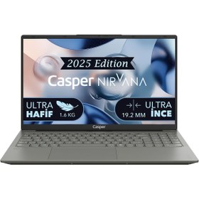 Resim CASPER Nirvana X600 i3-1315U 16GB 250GB SSD 15.6" Freedos Laptop X600.1315-BU00X-G-F 