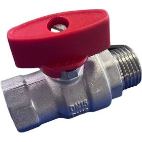 Resim Eca 1/2" Kelebek Volanlı Küresel Valf Dış Vida+iç Vida 102122381 
