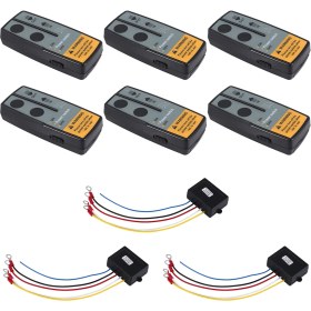 Resim Lumin Essence Set 12V 24V 2.4g 50M Evrensel Araba Kablosuz Vinç Vinç Uzaktan Kumanda Kontrol Cihazı Çift El Seti Aralığı (Yurt Dışından) 