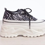 Resim Derinet Bağcıklı Yüksek Taban Kadın Sneaker 