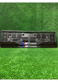 Resim Pleksi Otomobil Plakalık Dubai Model Bmw M Power Logolu Plakalık 