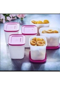 Resim Alaska 6 Lı 1.1 Lt Derin Saklama Kabı Pembe 