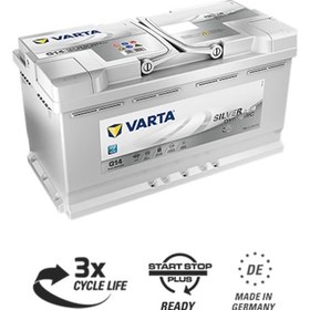 Resim Varta 12V 95 Ah Agm Start&Stop Akü G14 - 523340549 