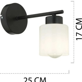 Resim Apliqa Loreen Salon Duvar Lambası Retro Salon Yatak Odası Aplik 