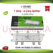 Resim Divisat 1 Giriş 6 Çıkış 1/6 Splitter 5-2400 Divisat