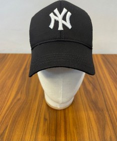 Resim Ny Yankees Nakışlı Fileli Yazlık Beyzbol Cap Şapka Siyah - Beyaz 