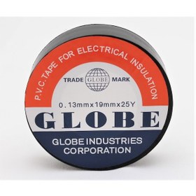 Resim Globe Pvc Elektrik İzolasyon Bant "0.13x19x10yrds" Siyah 500'lü 1 Koli 