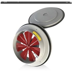 Resim Fanex Kapaklı ve Flanşlı Aksiyal Aspiratör Havalandırma Fan 250Mm 