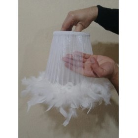 Resim Onay Avize Beyaz Organze Masal Avize M-321 Yatak Odası Çocuk Odası Genç ve Bebek Odası Avize Aydınlatma Sarkıt 