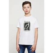 Resim The Doors Live Hollywood Bowl Baskılı Unisex Çocuk Beyaz T-Shirt 