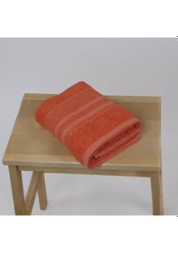 Resim Carla Basic Pamuklu Havlu 50x85 Tek Parça El Havlusu Turuncu 