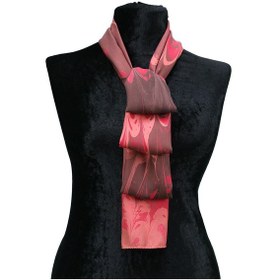 Resim E38 Kadın Renkli Ebru Fular -f0024 Çok Renkli 