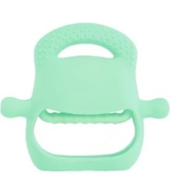 Resim Eco Lounge Açık Yeşil Bebek Silikon Diş Kaşıyıcı 