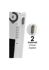 Resim 43 Led Şarjlı Işıldak Ev Kamp Lambası Gece Feneri 2 Kademeli Elektrikli El Feneri 005 Beyaz 