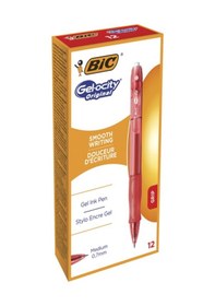 Resim Bic Jel Kalem Basmalı Gelocıty Orıgınal Kırmızı 12 Li Diğer 