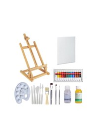 Resim Yağlı Boya Başlangıç Seti - Masaüstü Şövale 