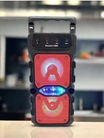 Resim resolut Bluetooth Hoparlör Parti Hoparlörü Işıklı Kablosuz Speaker Ledli Ses Bombası Radyo Usb Sd Girişli 