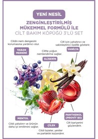 Resim Icon Cilt Bakım Köpüğü Strawberry-cheesecake&blueberry-mılkshake&vanılla Creme-brulee Set 