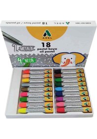 Resim Adel 18 Renk Pastel Boya 2 Metalik + 4 Neon Renk 