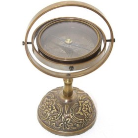 Resim Larimar Pirinç Masa Üstü Pusula Model 3 - 9001752528003lmr 