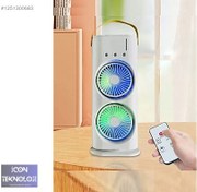 Resim Hava nemlendirici Çift Pervaneli Fan / Spray 