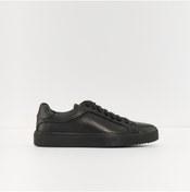 Resim Aldo Cobı-tr-hakiki Deri Siyah Bağcıklı Erkek Sneaker 