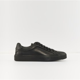 Resim Aldo Cobı-tr-hakiki Deri Siyah Bağcıklı Erkek Sneaker 