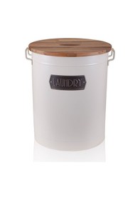 Resim The Mia Çamaşır Sepeti 54X43x35 cm - Krem 