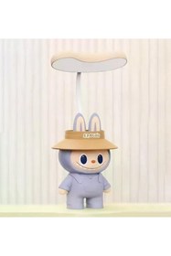 Resim Sensoria Labubu Tasarımlı Masa Lambası Çocuk Odası Gece Lambası Labubu Çalışma Lambası Usb Şarjlı 