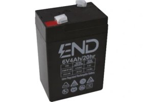 Resim End Işıldak Aküsü 6 V 4 Ah 