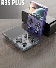 Resim DR35 Plus Taşınabilir Retro Oyun Konsolu Linux Sistemi 64G Kart 15000+ Oyun, 3.5 Inç IPS Ekran 
