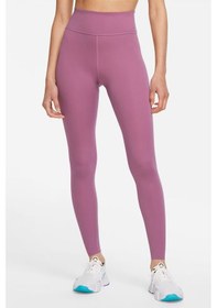 Resim Nike One Luxe Leggings Tigh Fit Lazer Kesim Soft Yumuşak Toparlayıcı Tayt Lila 