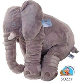 Resim Sozzy Toys Uyku Arkadaşım Fil Gri Szy117 