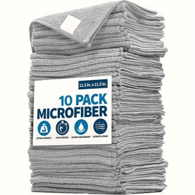 Resim Super Emici Mikrofiber Araba Temizlik Havlu Seti | Hızlı kuruyan, tüysüz, yumuşak yüzey | Arabalar, kamyonlar ve SUV'ler için uygun, dayanıklı polyester malzeme. Ev temizliği, ofis temizliği, araba temizliği, ticari temizlik 