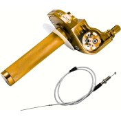 Resim Tongdashop Golden 22mm Cnc Alüminyum Hızlı Twist Gaz Kumandalı Grip, Crf Cr Yz Exc Ssr Ttr Drz Dr Rm Crf50 Xr50 50 70 110 125 230 250 Dirt Bike Motosiklet 