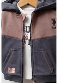 Resim U.s. Polo Assn Erkek Bebek Antrasit Takım Antrasit 