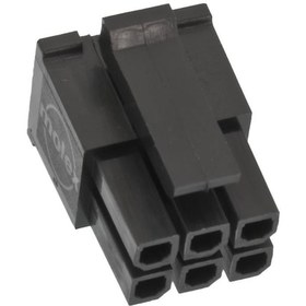 Resim Power Konnektör - Micro-Fit - Dişi - 2X3 6 Pin - 3 Mm 